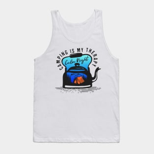 adventure time - camping is my therapy Tank Top